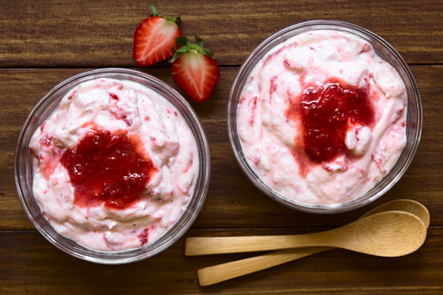 Strawberry fool