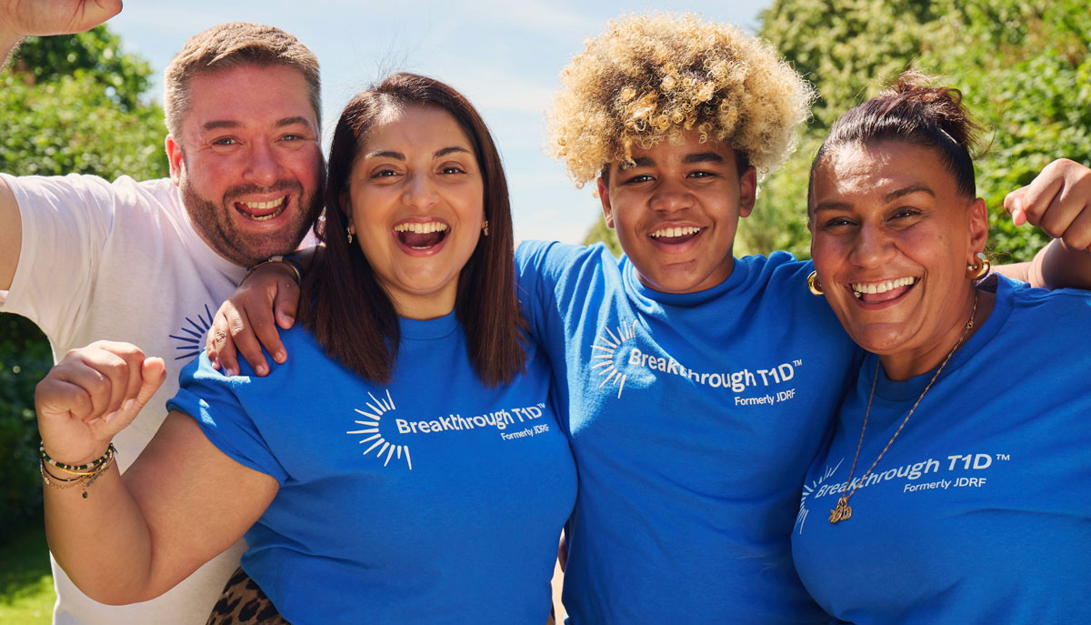 Breakthrough T1D supporters in a group