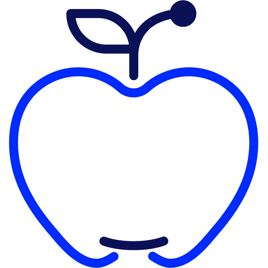 Blue apple iconography