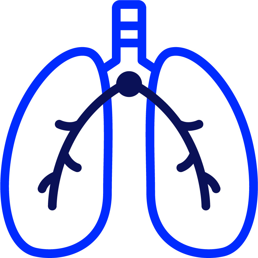 Blue lungs iconography