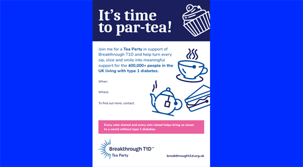 Breakthrough T1D Tea Party poster thumbnail