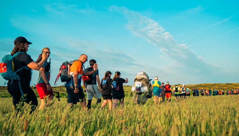 Lake District Ultra Challenge trek walkers